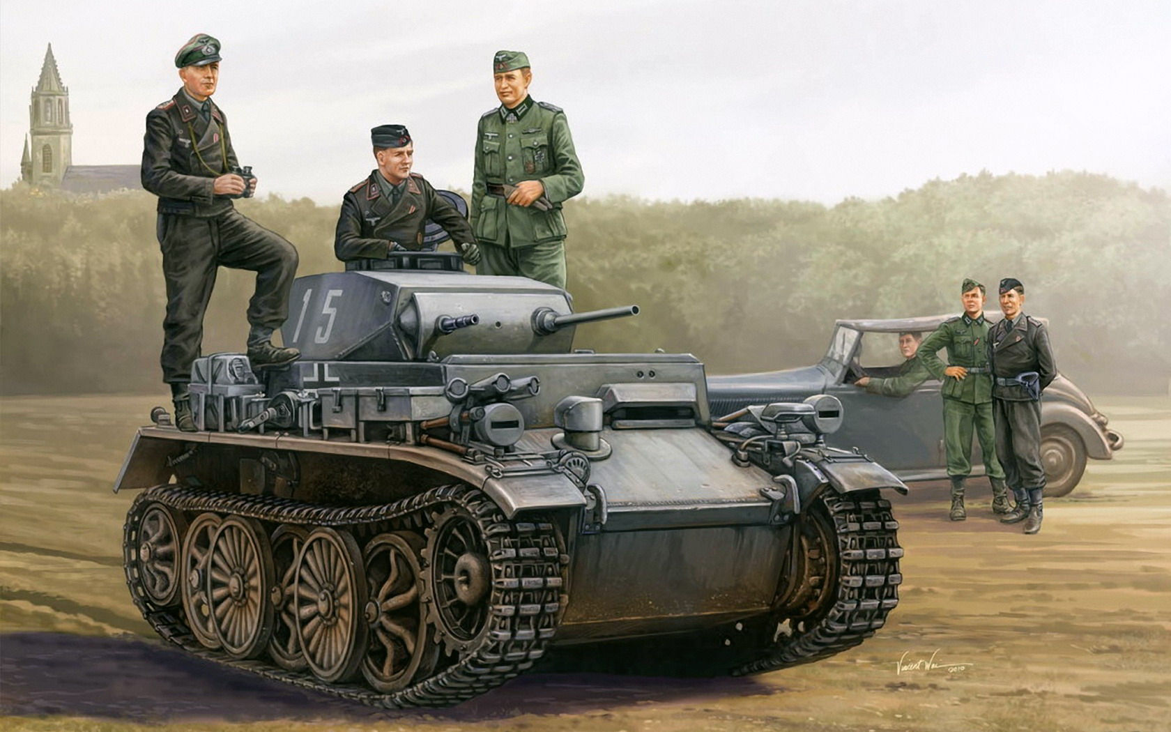 German Light Tank Wallpaper