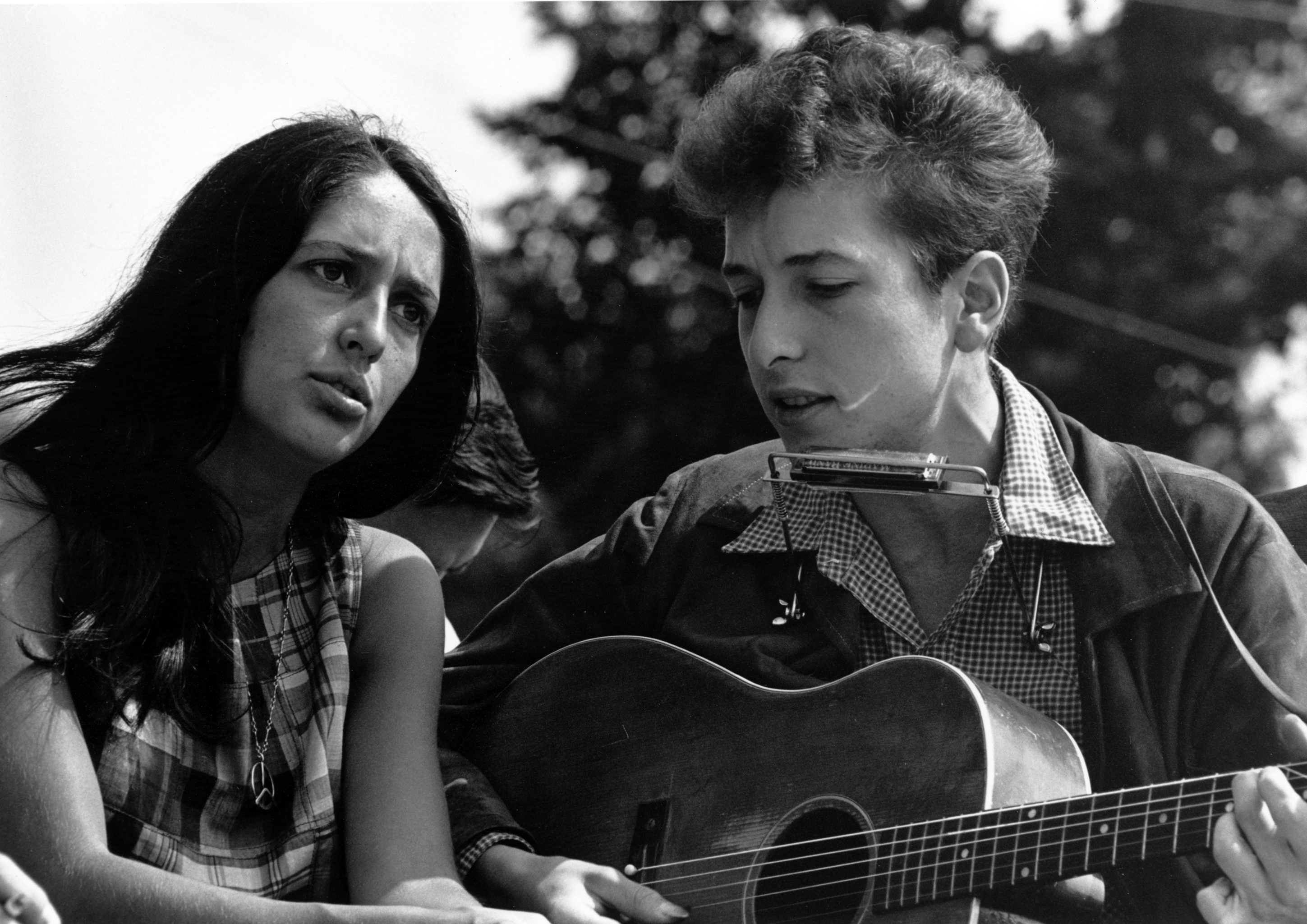 Folk Music Image Joan Baez And Bob Dylan HD Wallpaper