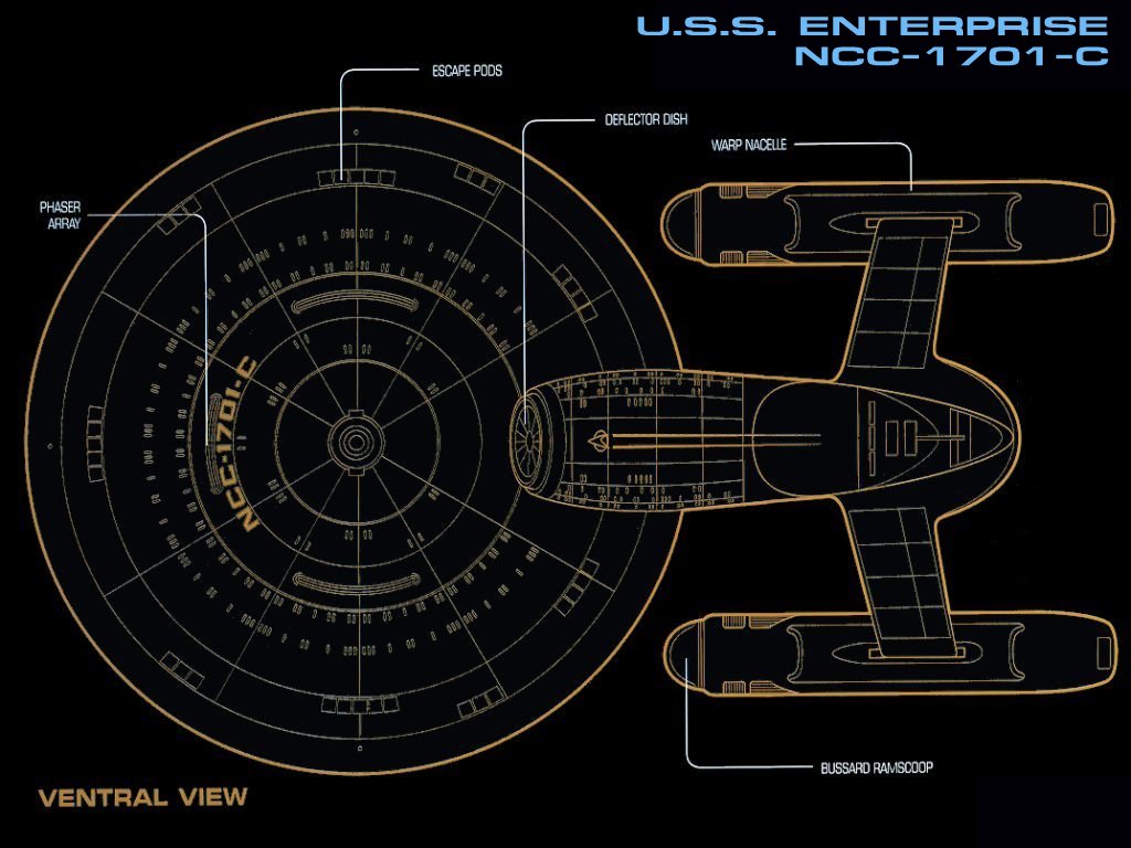 Star Trek Fan Ncc C Blueprint Wallpaper X