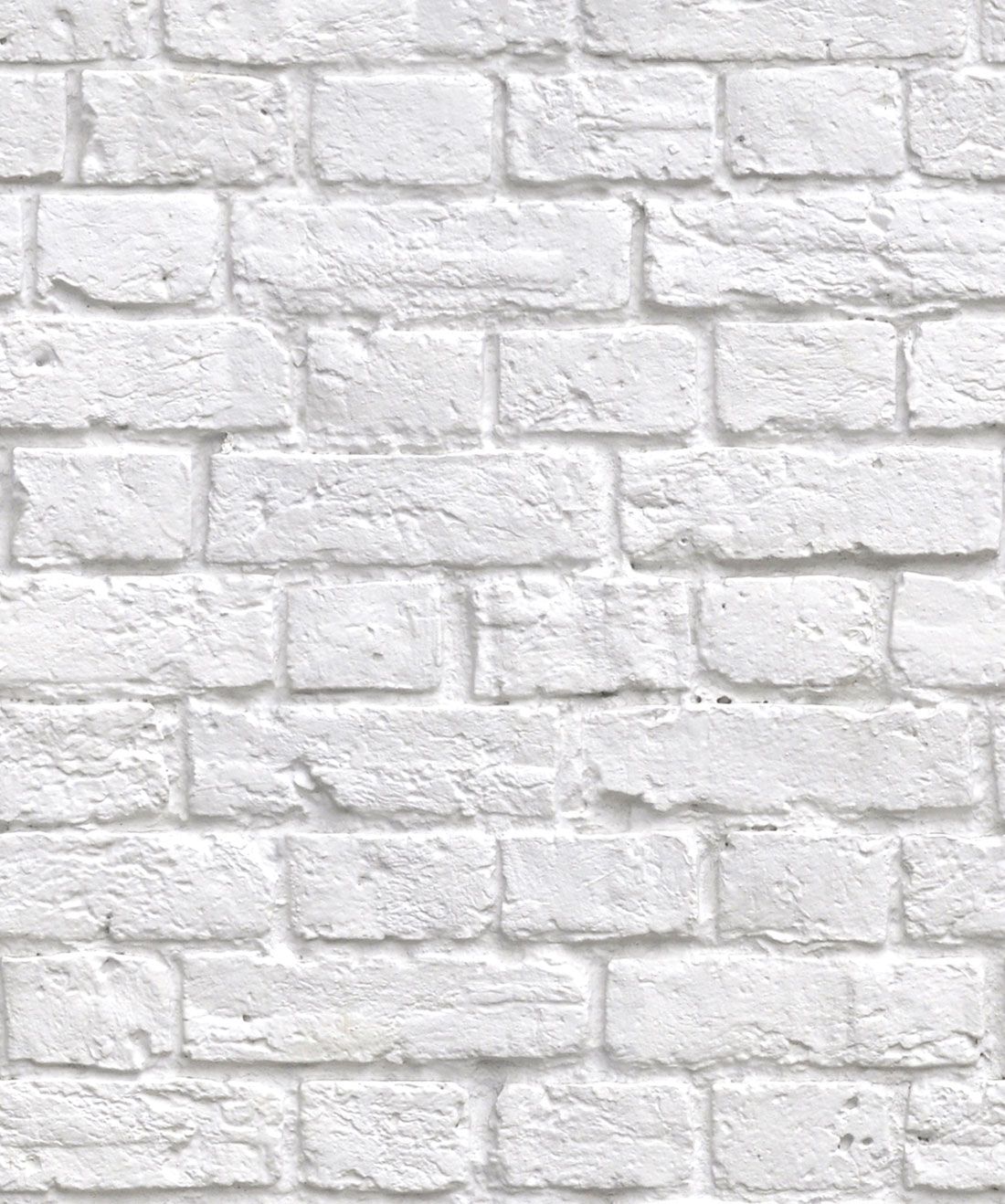 Soft White Bricks Wallpaper Realistic Accurate Milton