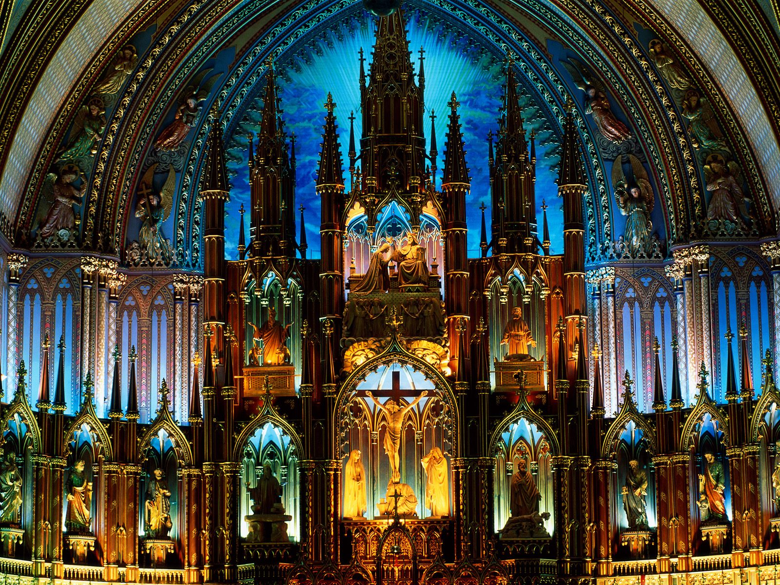Notre Dame Basilica Canada Wallpaper HD