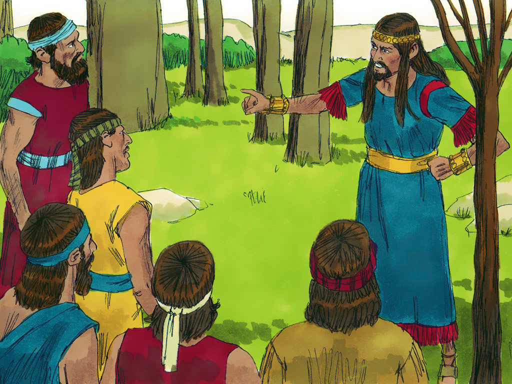 BibleImage Absalom Rebels Against King David