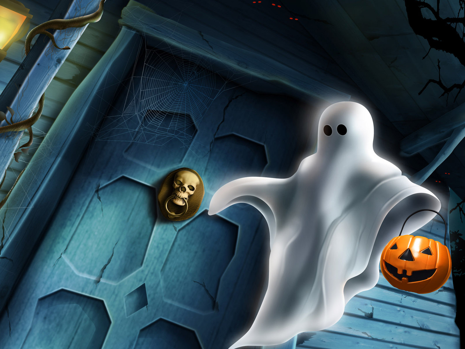 Scary Halloween Ghost HD Wallpaper