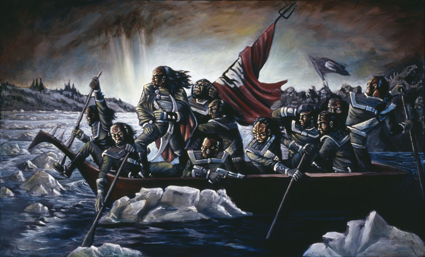 Klingons Crossing The Delaware By Judgefang
