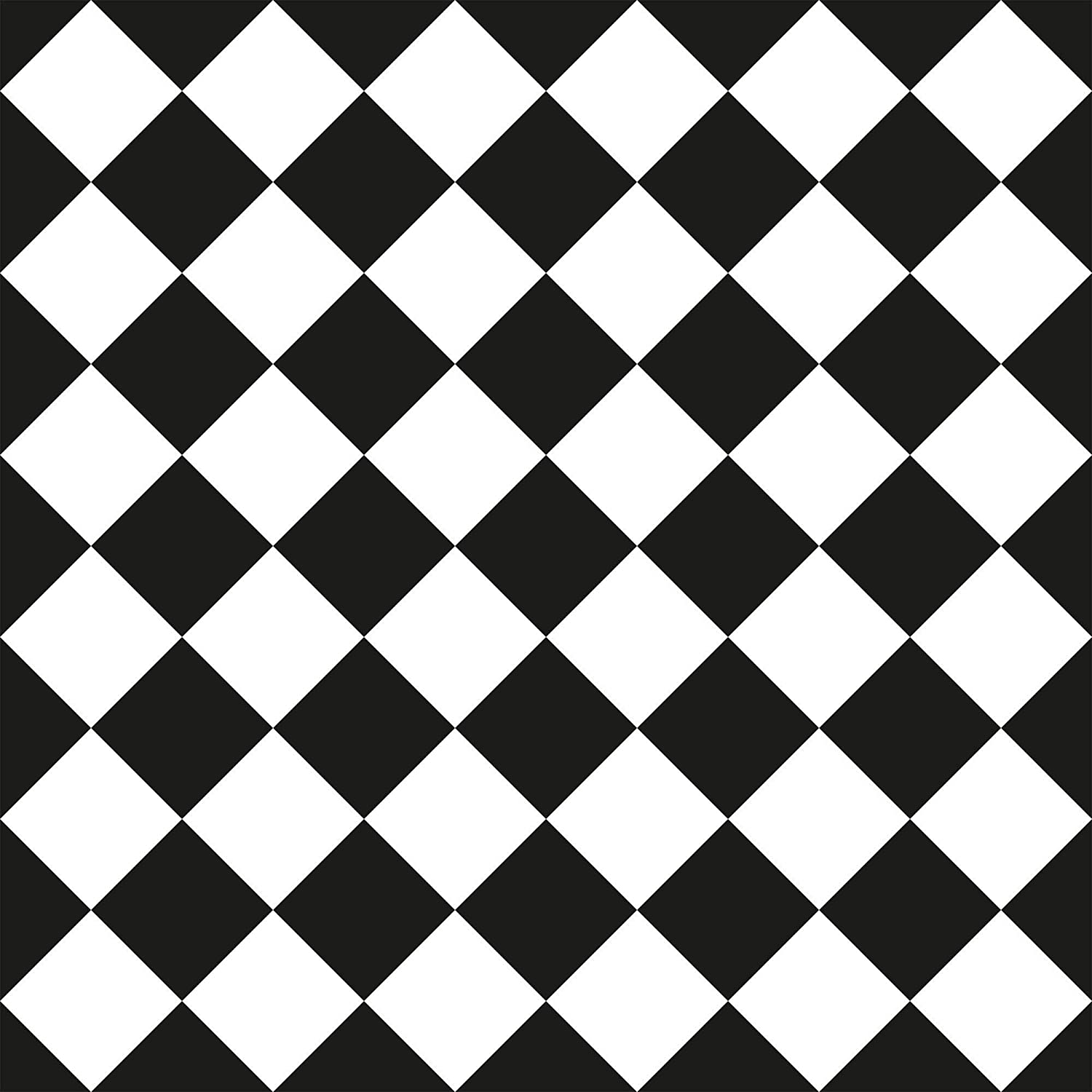 Wallsbyme Peel And Stick Black White Checkered Fabric