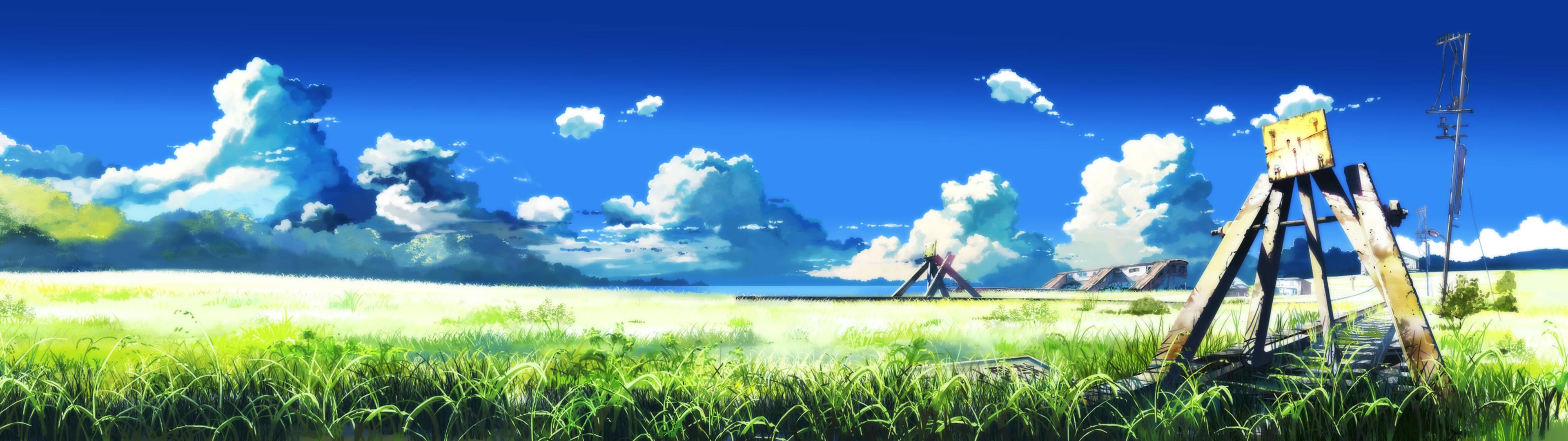Anime Dual Monitor Wallpaper