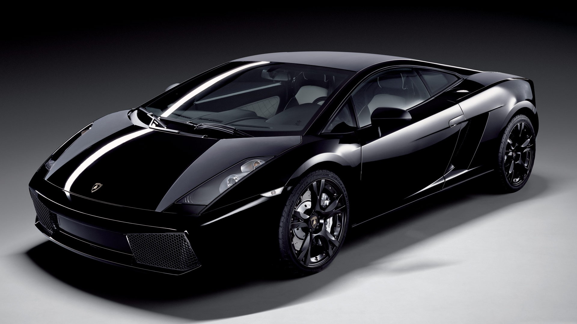 Lamborghini Gallardo Black HD Wallpaper Cars