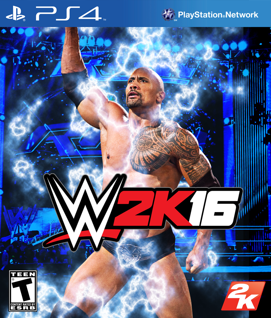 Wwe 2k16 Cover The Rock By Xtreme