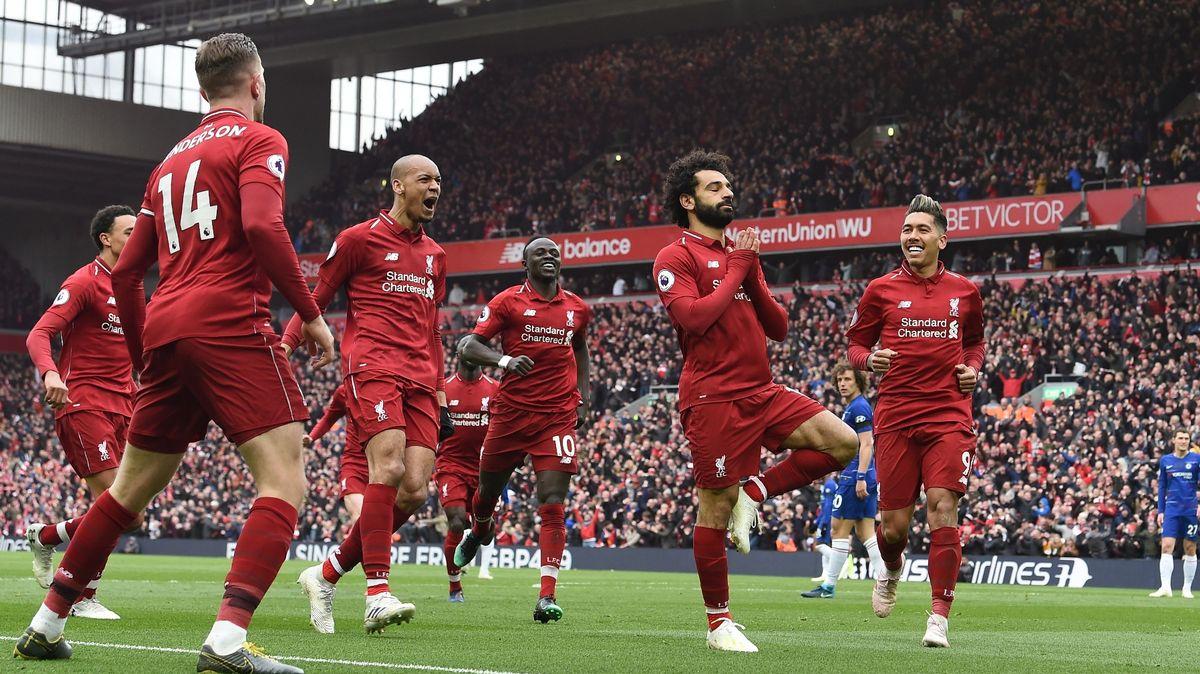 Liverpool fans loved Mohamed Salahs goal celebration against