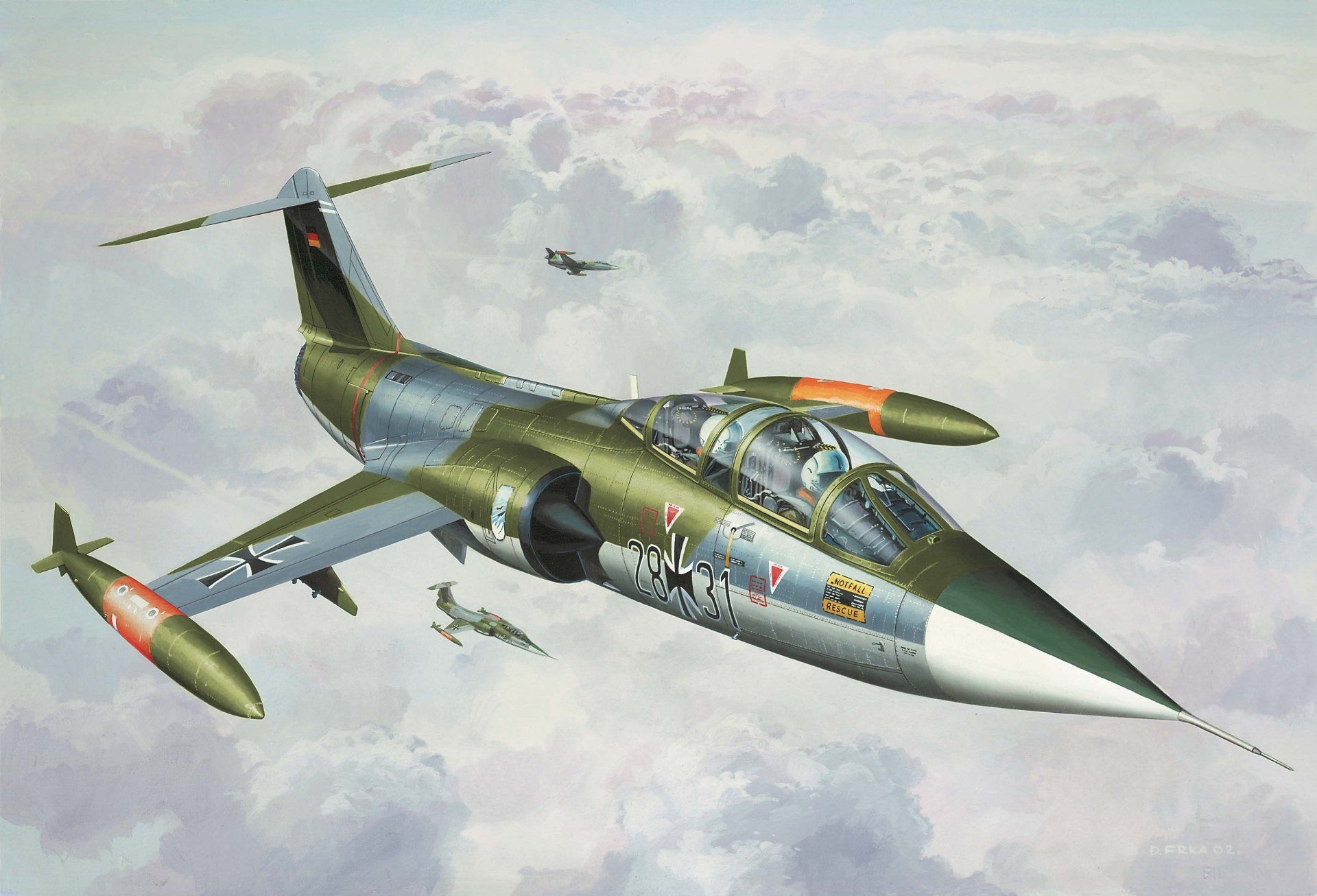 Lockheed F Starfighter Wallpaper Background Image