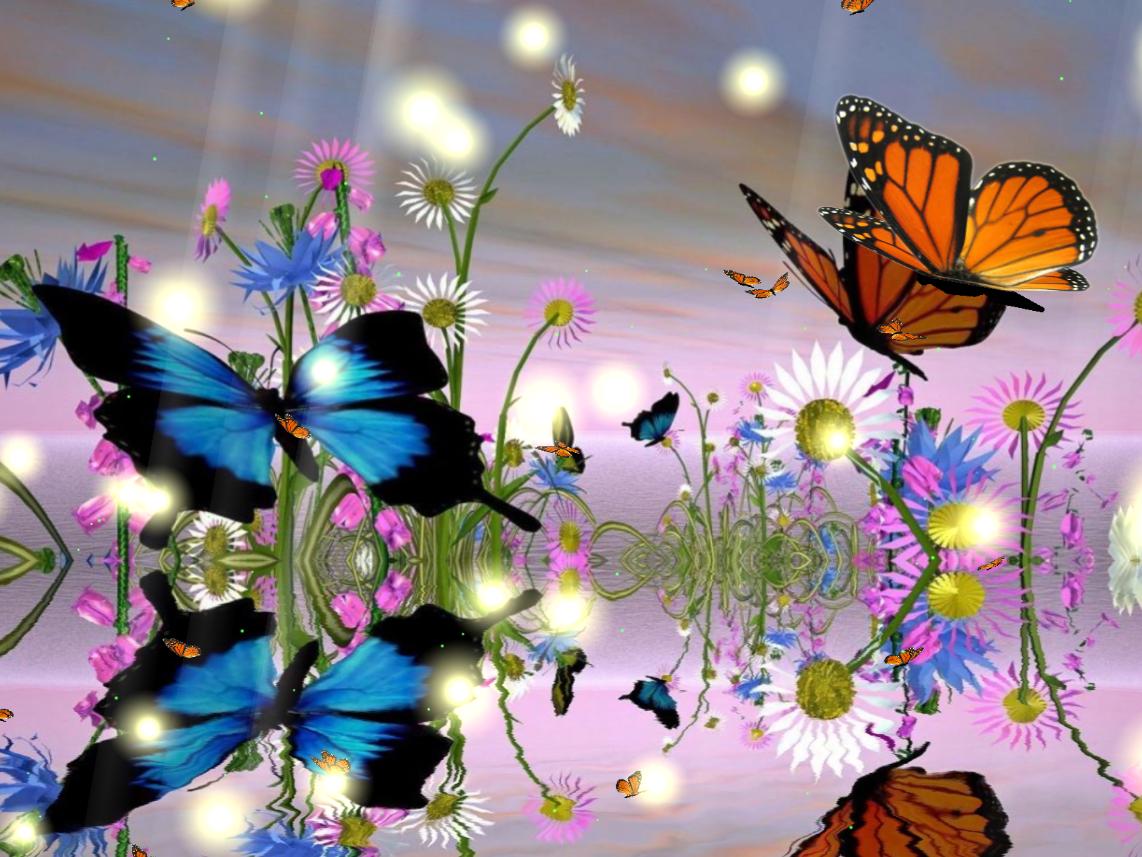 Fantastic Butterfly Animated Wallpaper Desktopanimated