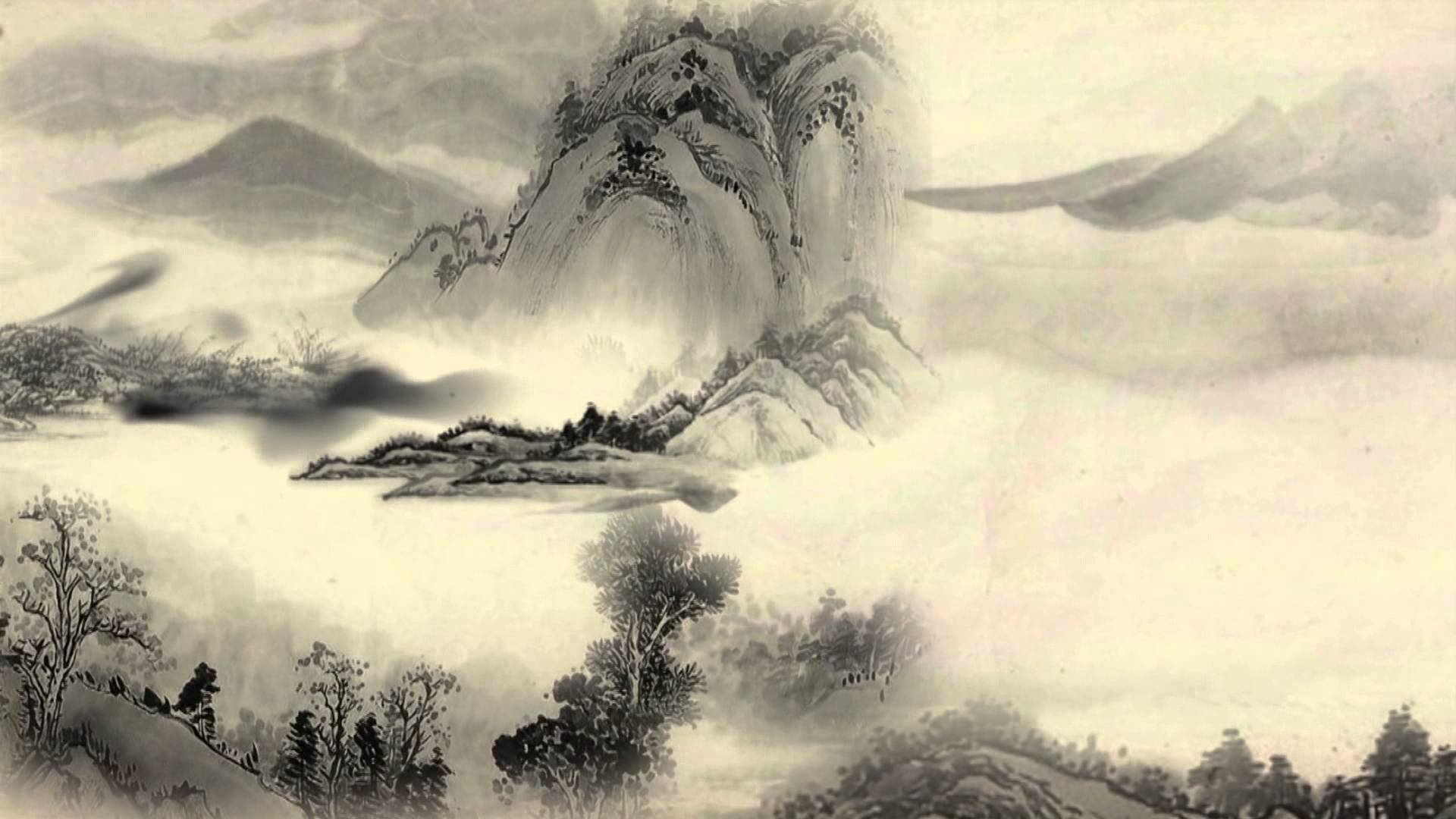 Chinese Painting Wallpaper On
