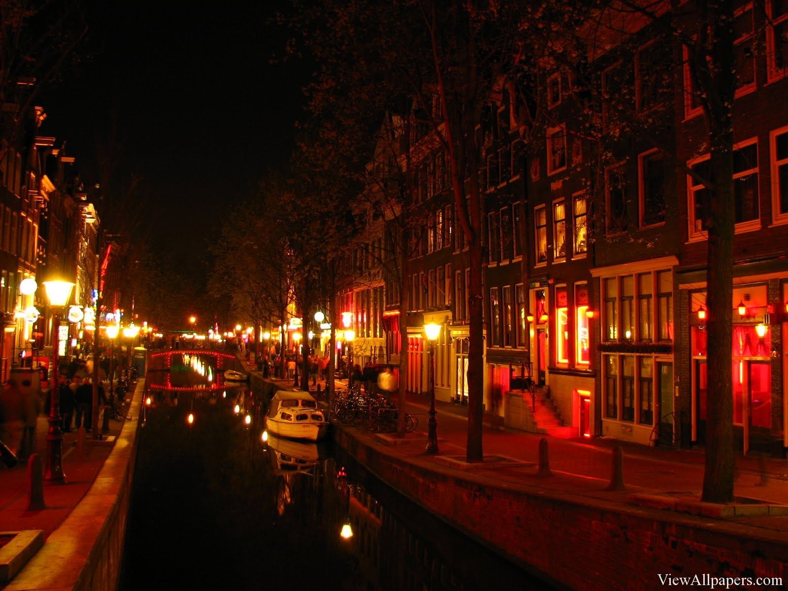Amsterdam Holland At Night Wallpaper Allpapers