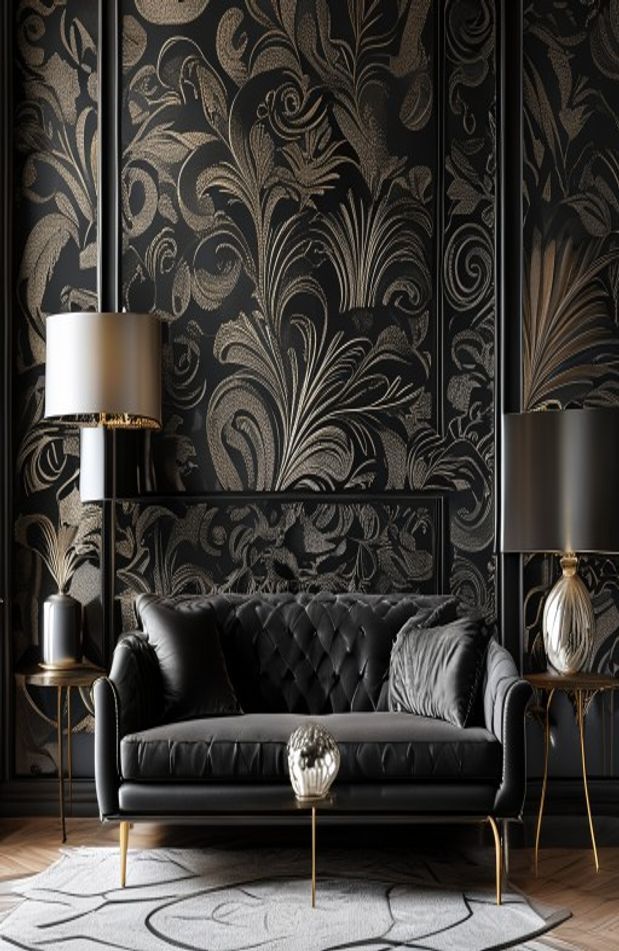 Black Elegant Wallpaper