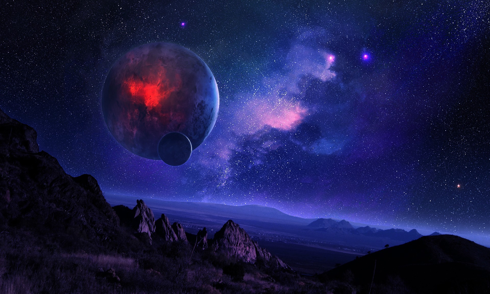 Sci Fi Landscape HD Wallpaper