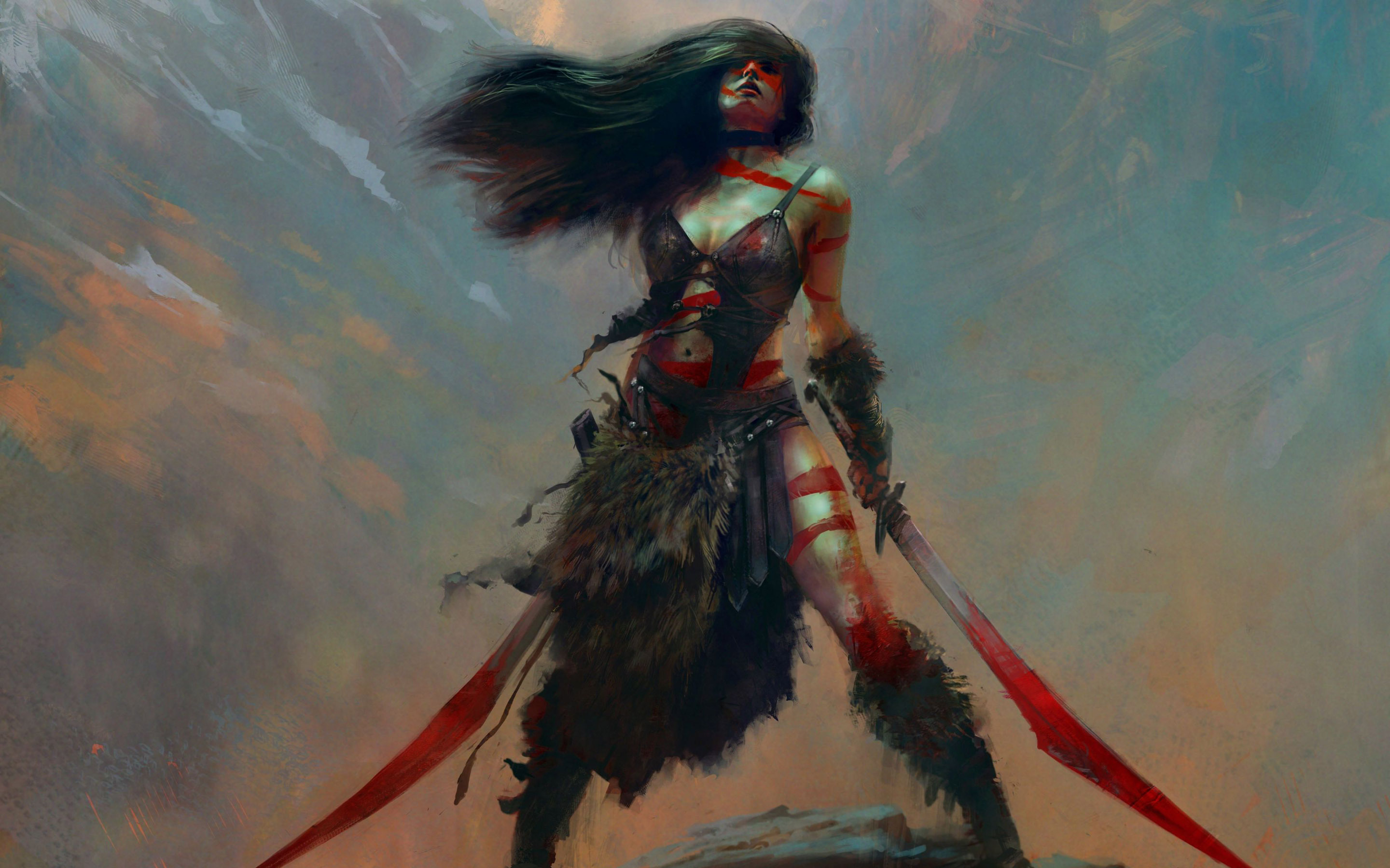 Woman warrior wallpaper
