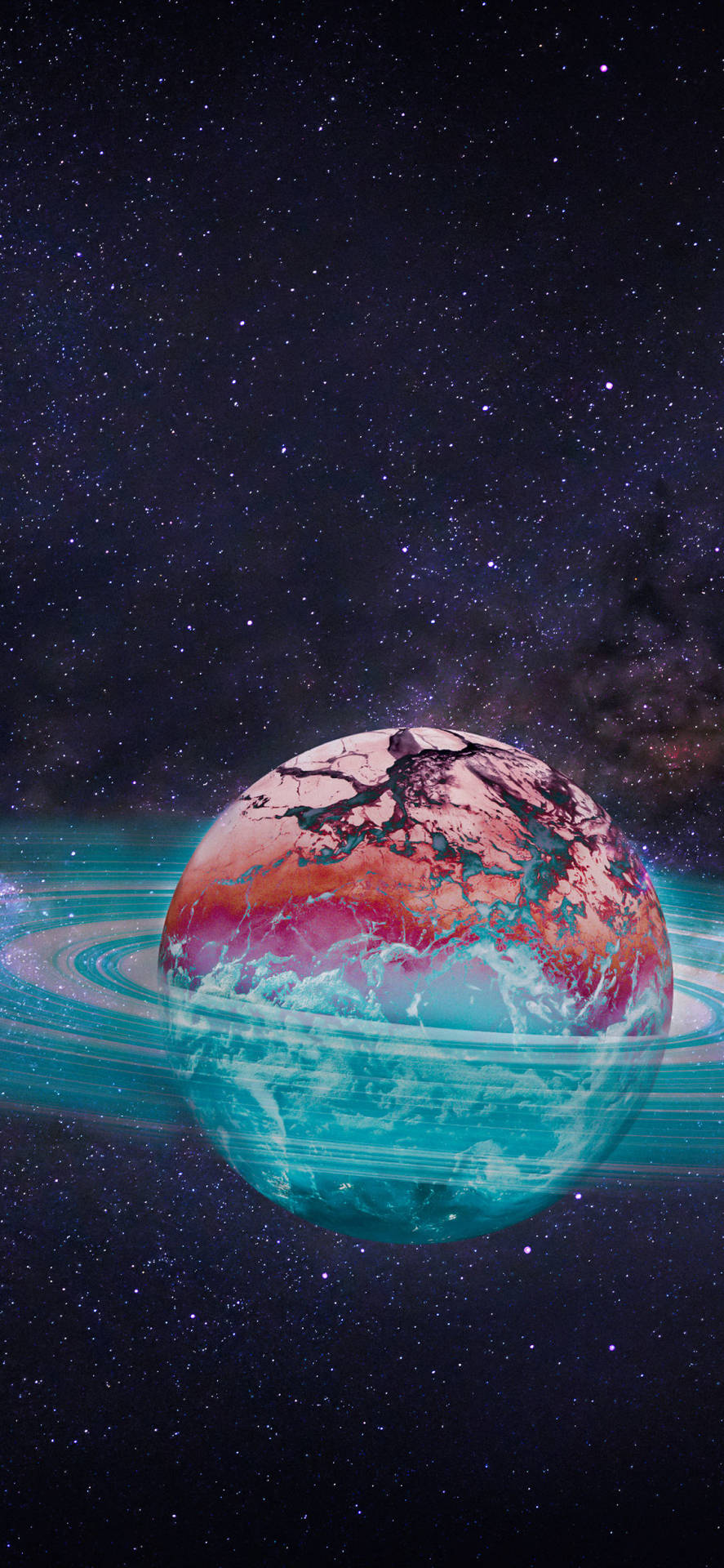 Retro Space Wallpaper