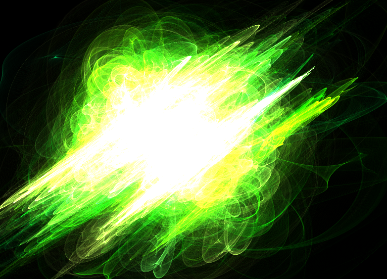 Beautiful HD Wallpaper Green Explosion
