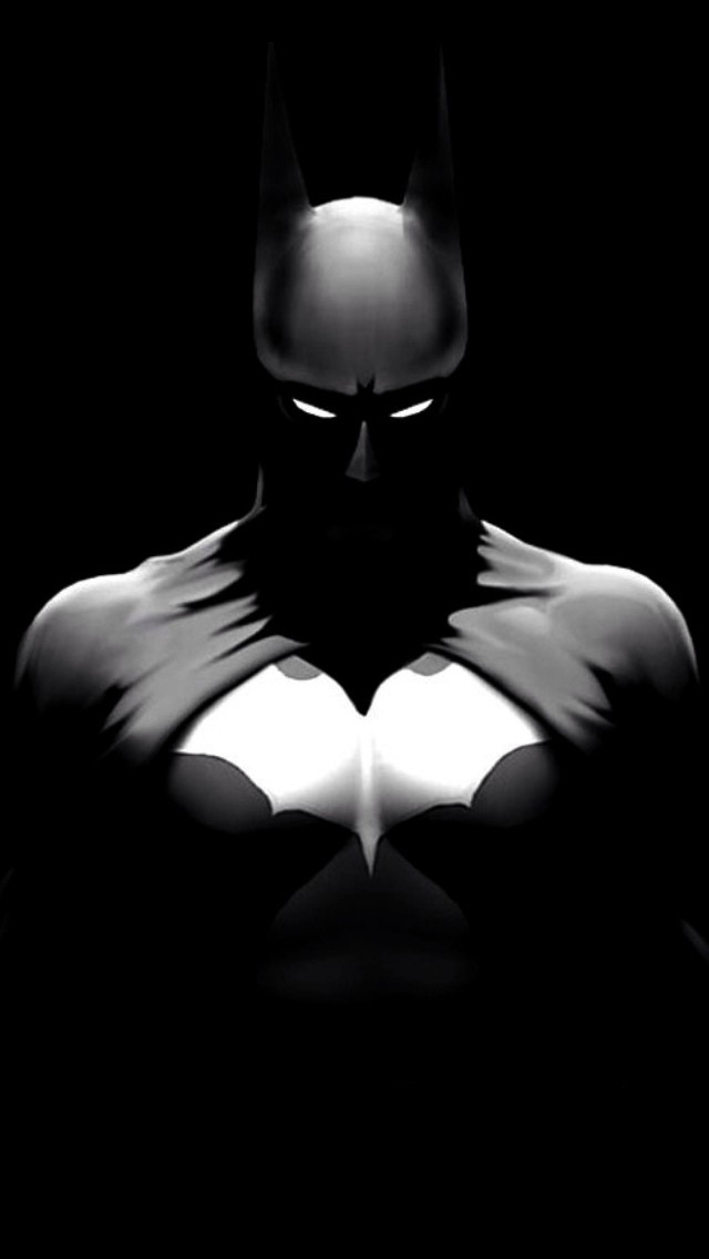Black And White Batman The iPhone Wallpaper