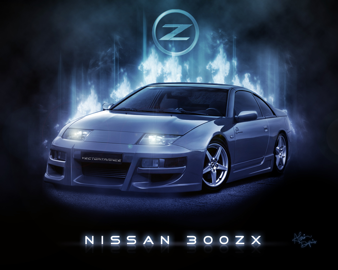 City Motion with a Nissan 300zx  Full CGI  Behance