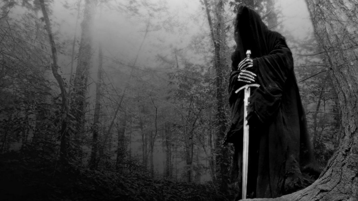 Dark Gothic Death Sword Wallpaper