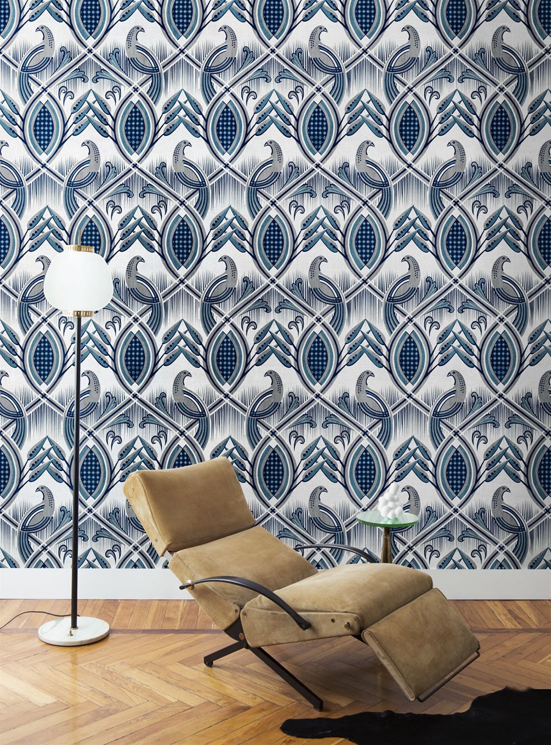Londonart Wallpaper Pattern Bluebirds Design By Cressida