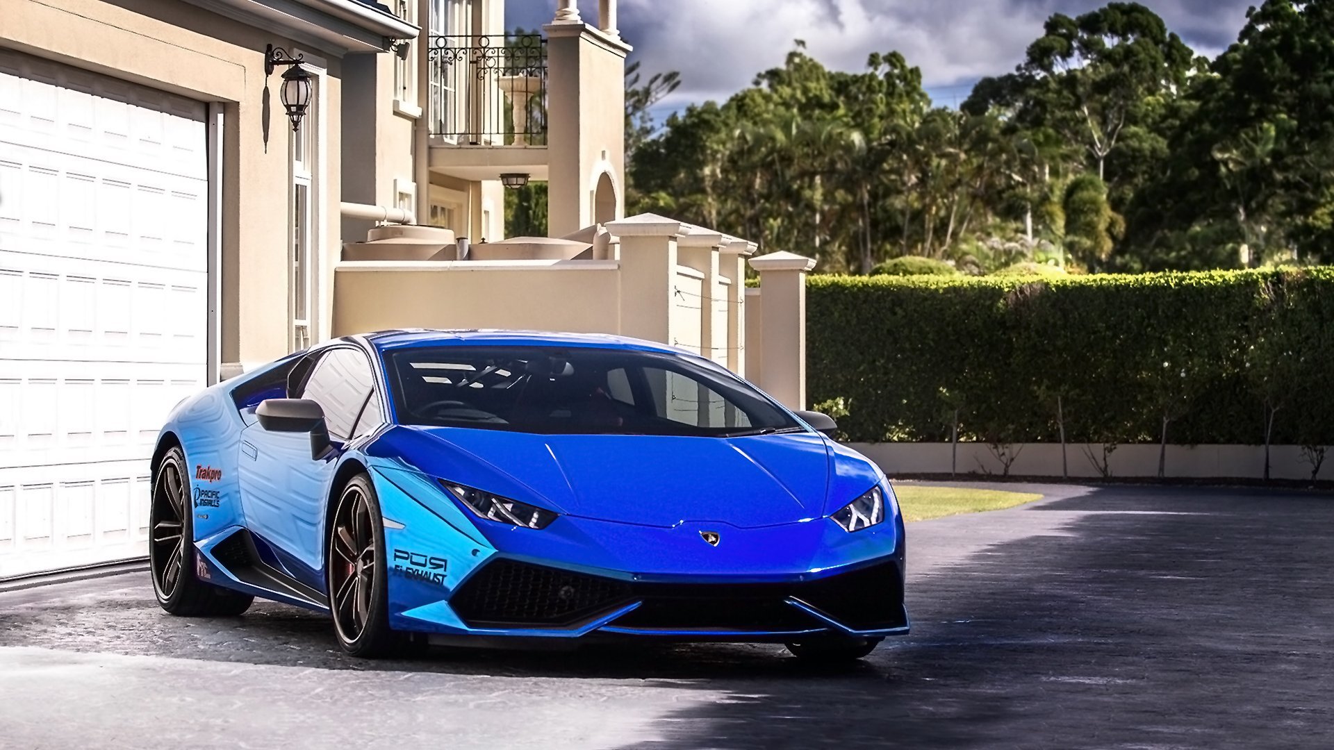 Lamborghini Huracan Blue Pur HD Wallpaper