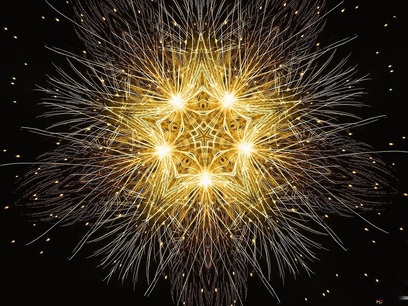 Gold Star HD Wallpaper