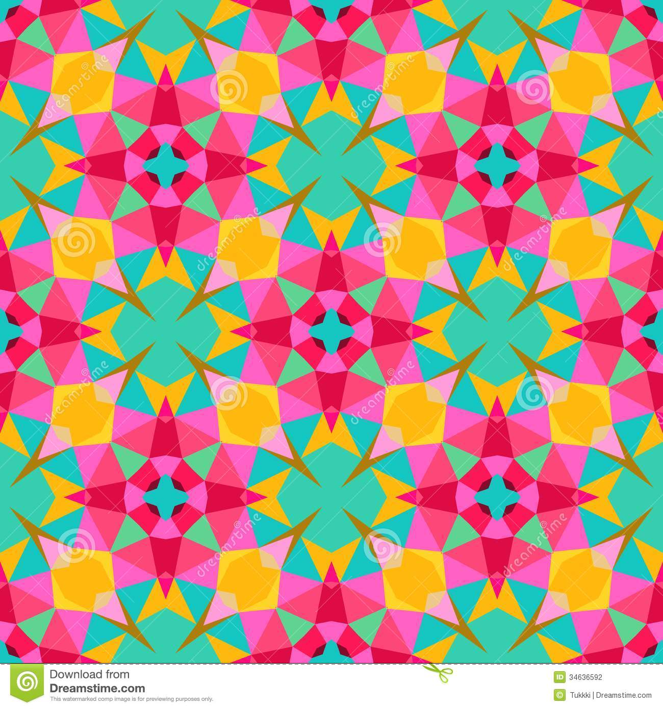 Bright Tribal Patterns Background Multicolor Geometric Pattern