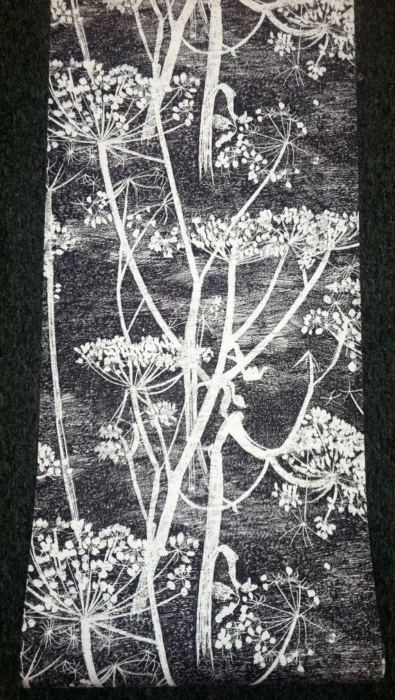 Black And White Queen Anne S Lace Patterned Wallpaper Remnant
