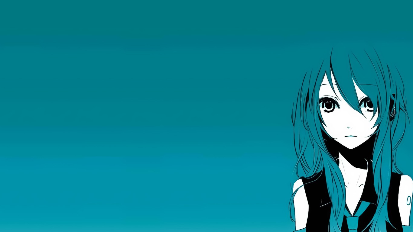 Blue Vocaloid Wallpaper Hatsune Miku Long