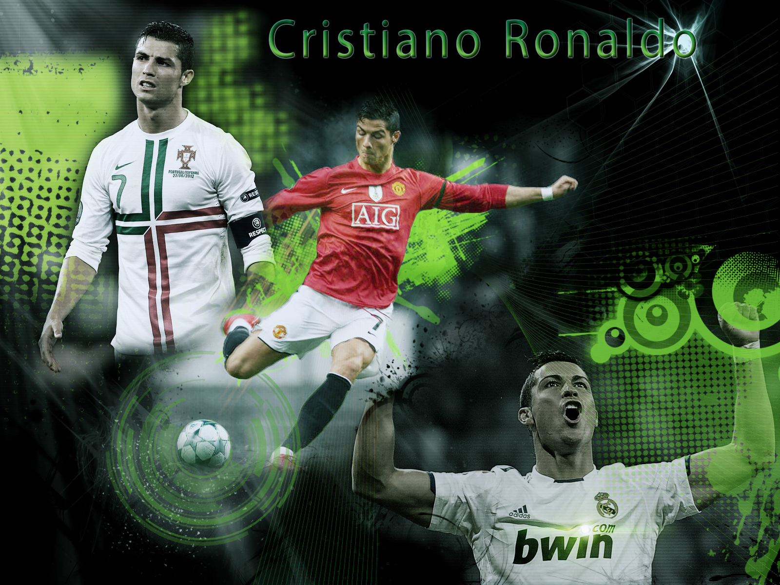 Cristiano Ronaldo Wallpaper Stock Photos