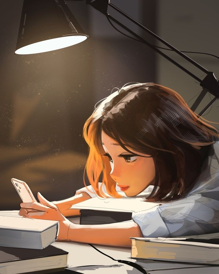 11+] Anime Girl Studying Wallpapers - WallpaperSafari