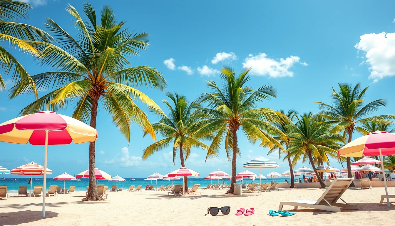Tropical Preppy Summer Wallpaper