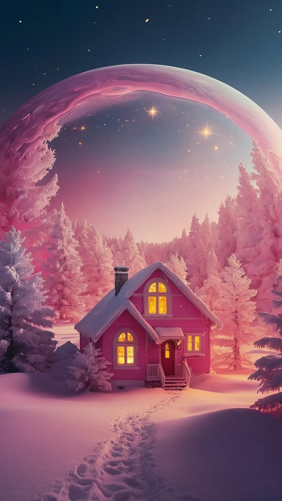 Adorable Pink Christmas Wallpaper Ideas To Spruce Up Your Devices