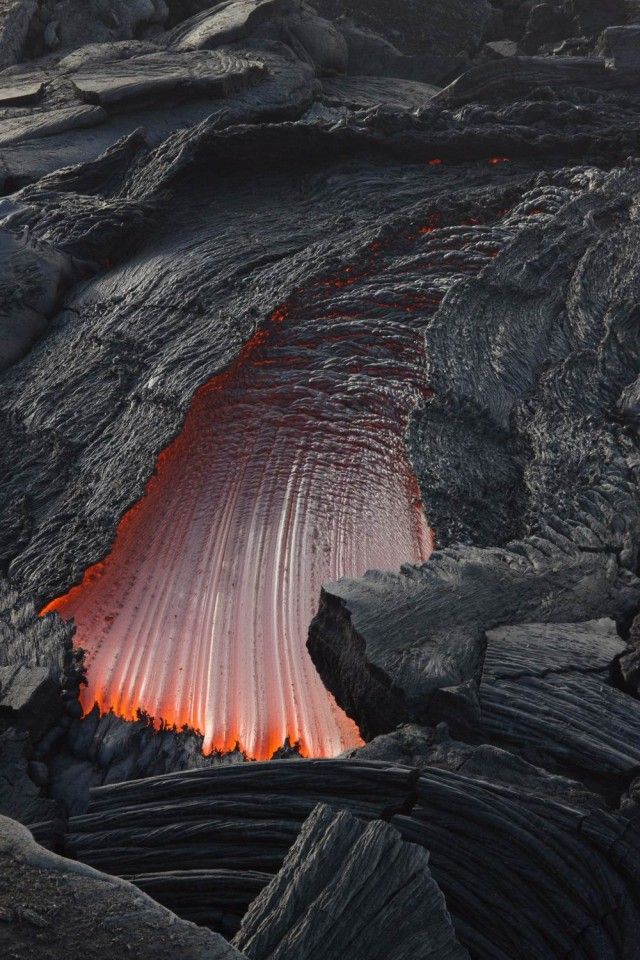 Volcano Landscape Via iPhone Nature Wallpaper Set
