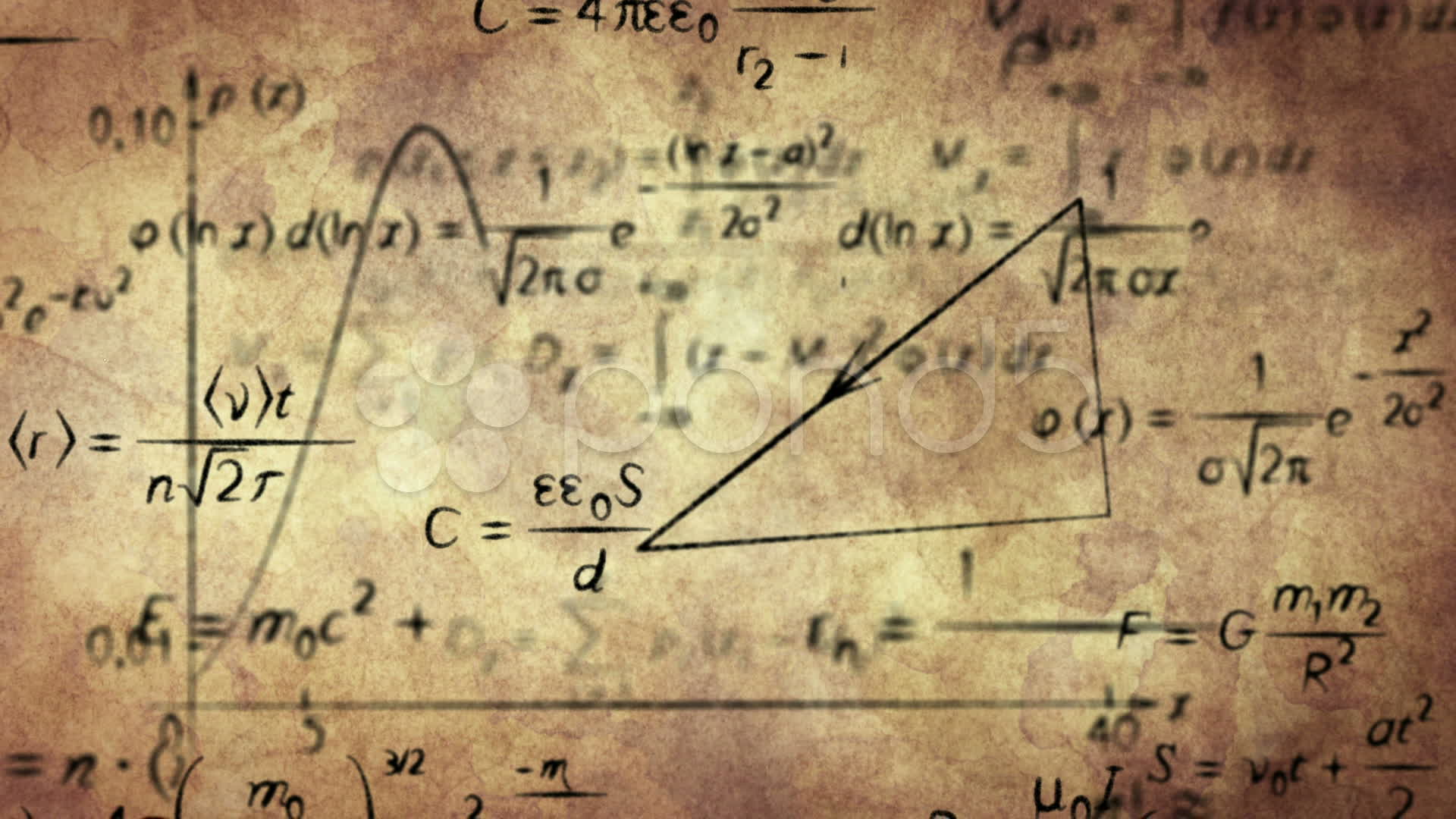 Physics Equations Wallpaper Math Formulas On Old Pictures