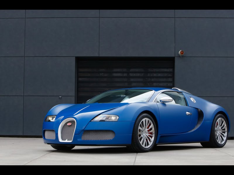 Cars Riccars Design Bugatti Veyron Blue Car Wallpaper