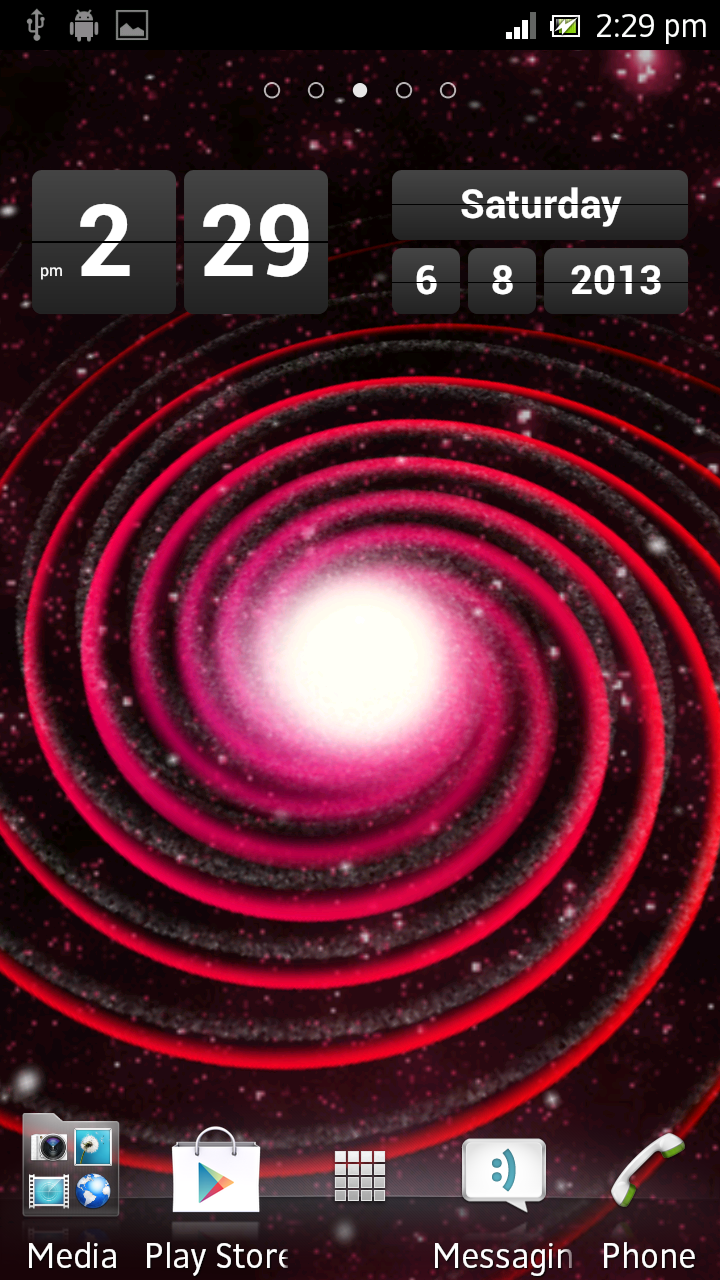 Galaxy 3d Android Live Wallpaper Nitrio