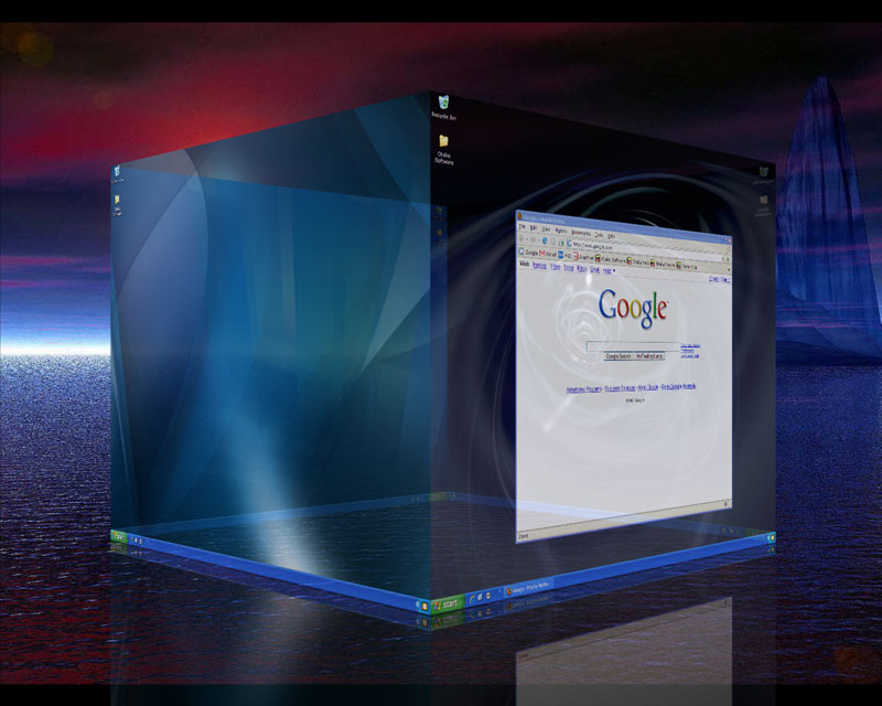 3d Virtual Desktop Manager With Cube Effect