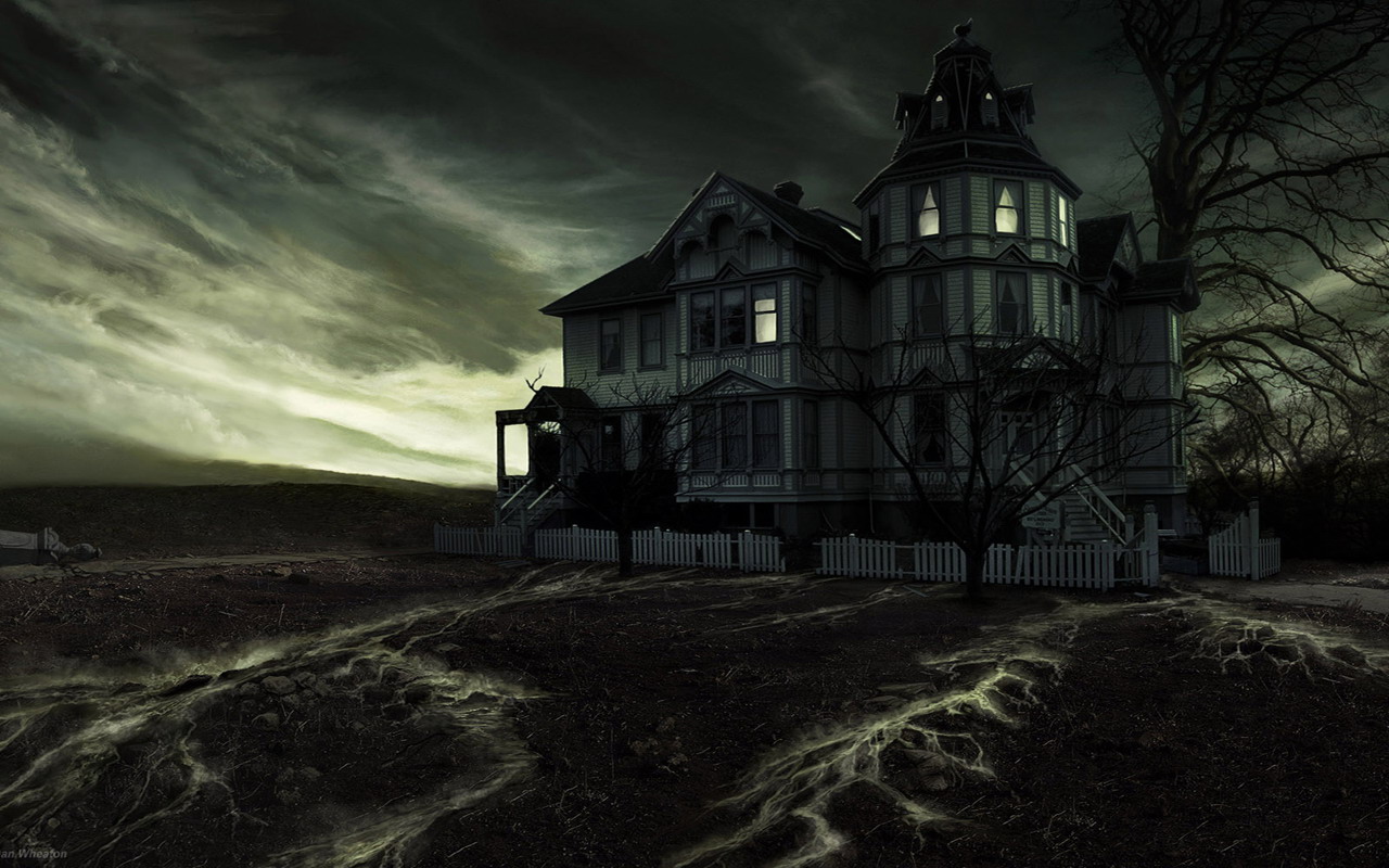 Ghost House wallpaper 1280x800