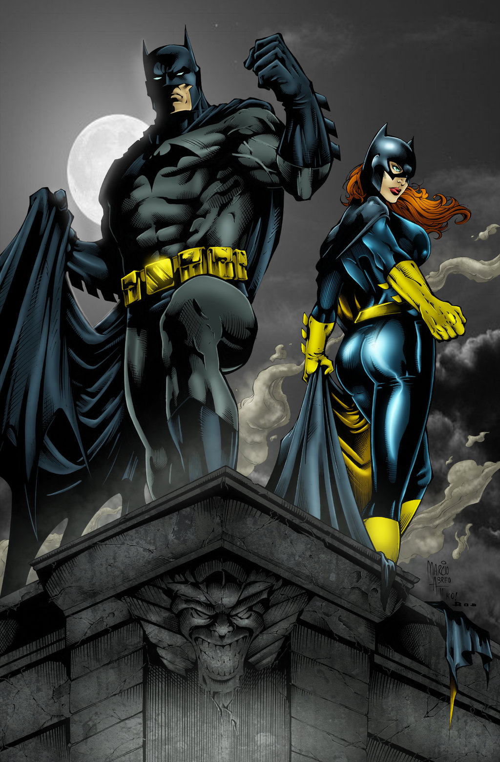 Batman And Batgirl By Ta2dsoul