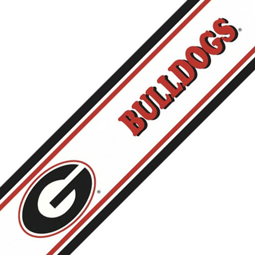 Georgia Bulldogs Wallpaper Border