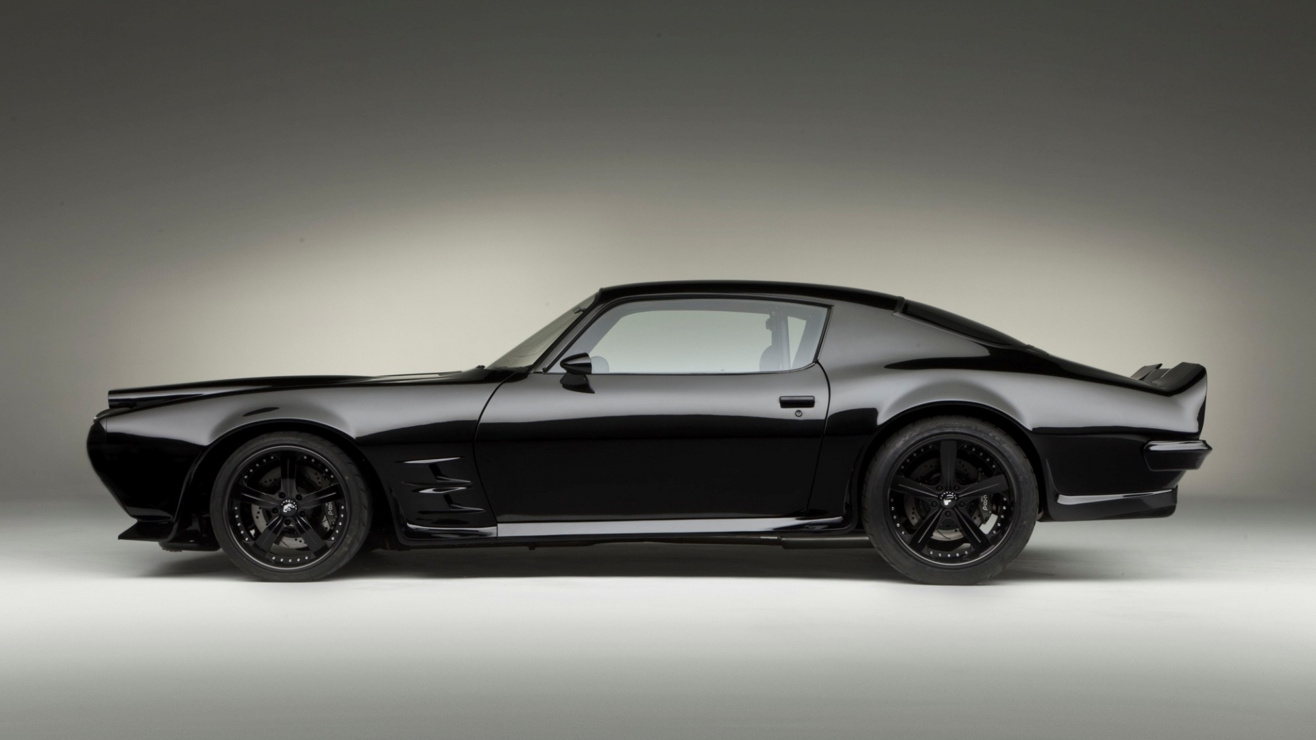 Black Cars Sports Pontiac Firebird Customized Muscle Car