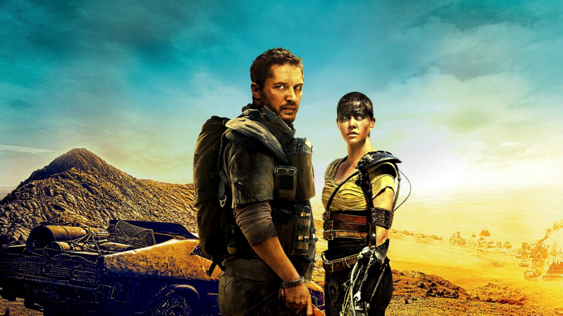  Mad max fury road Tom hardy Charlize theron Wallpaper Background