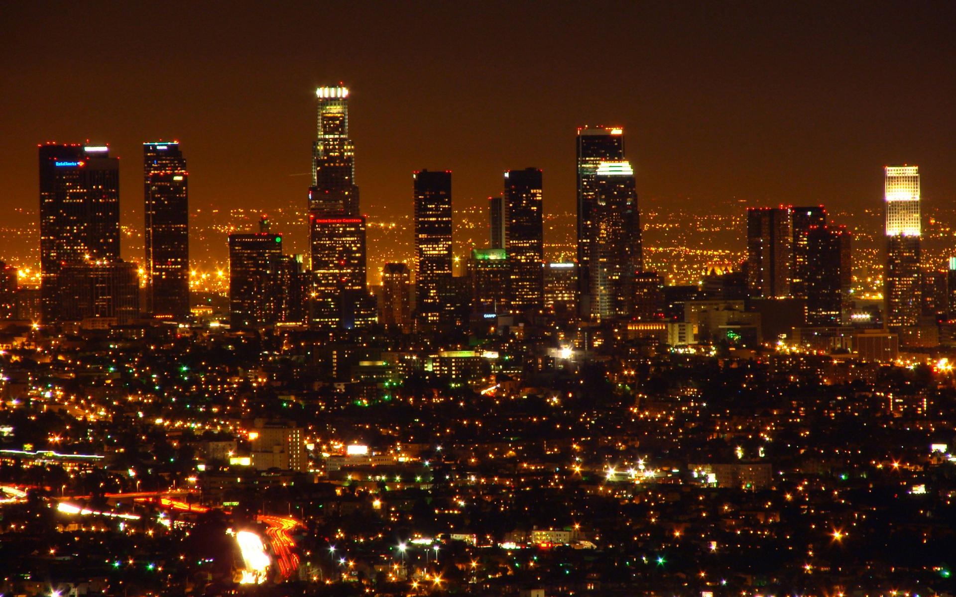 Us Los Angeles Night Wallpaper Picture HD