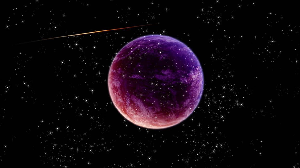 Space Planets Meteors Stars Planet Wallpaper