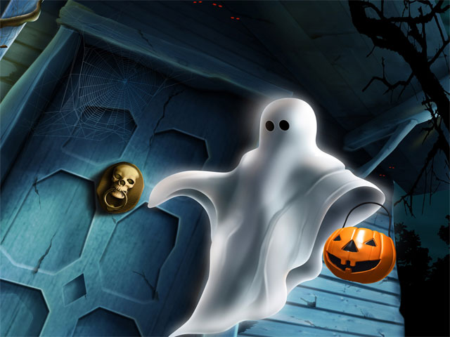 Screenshot Of Scary Halloween Screensaver Version 3d