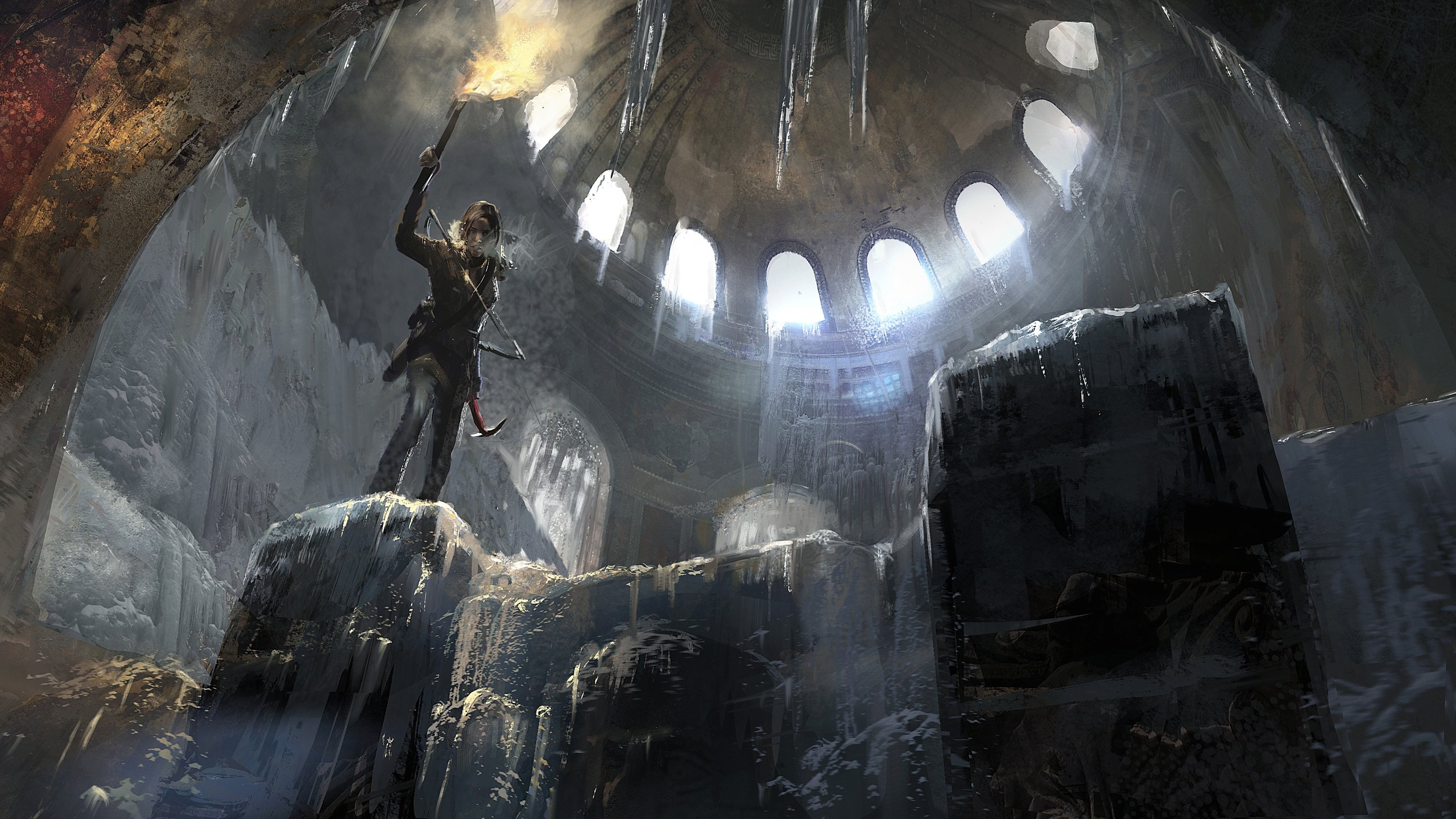 Tomb Adventure Desktop Wallpaper Rise Game Fantasy