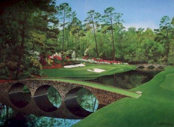 The Masters Golf Tournament Is One Of Four Major Championships In
